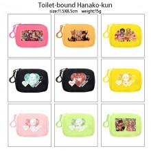 Toilet-bound Hanako-kun plush coin purse keychain headphone bag