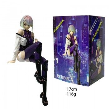 Cyberpunk Edgerunners Lucy Rebecca sitting game figure