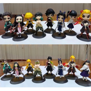 8pcs/set Demon Slayer anime figure(OPP bag)