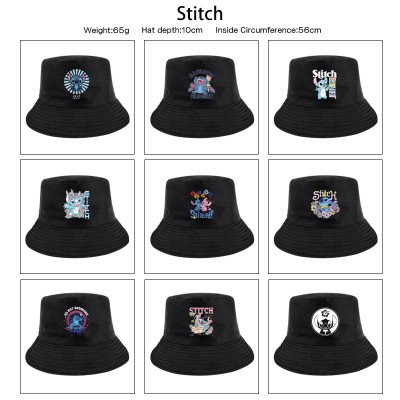 Stitch anime Fisherman Bucket Hat Cap