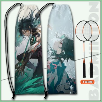 Genshin Impact game Drawstring Badminton Racket Bags