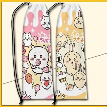 Chiikawa anime Drawstring Badminton Racket Bags