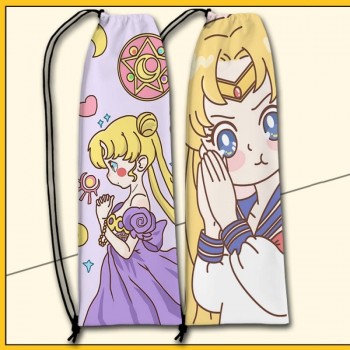 Sailor Moon anime Drawstring Badminton Racket Bags