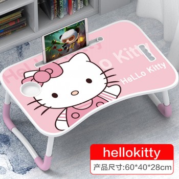 Hello Kitty Folding Table in Bed Foldable Computer Learning Desk