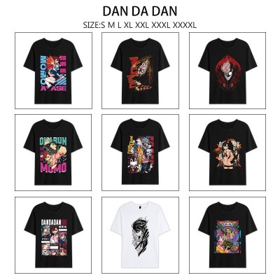 Dandadan anime summer short sleeve cotton t-shirts
