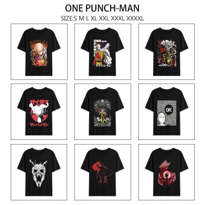 One Punch Man anime summer short sleeve cotton t-shirts