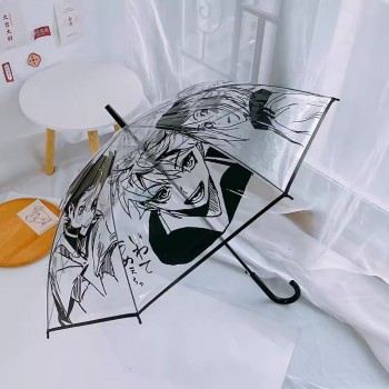 Haikyuu anime Transparent Automatic Folding Umbrella