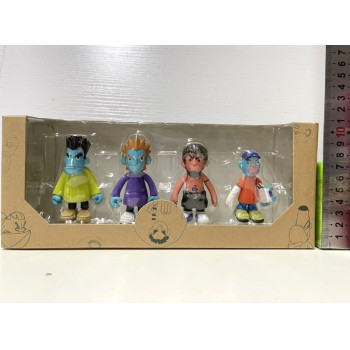 4pcs/set Qmaxx Michael lau anime figures