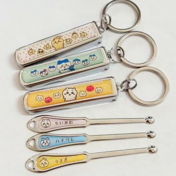 50pcs/set Chiikawa anime Nail Clippers Earpicks