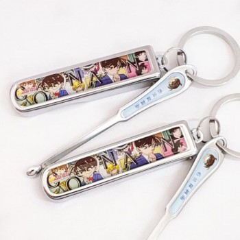50pcs/set Detective Conan anime Nail Clippers Earpicks