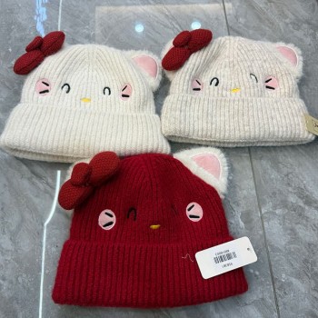 Cute Cat Ears Knitted Cold Hat