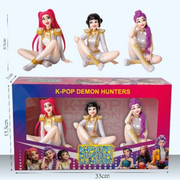 3pcs/set K-POP Demon Hunters anime figures