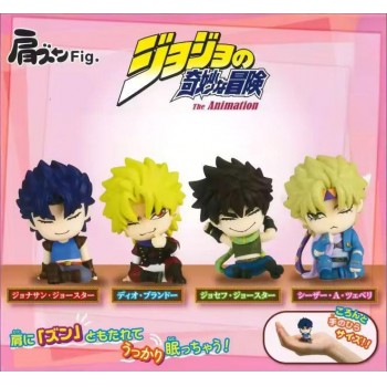 4Pcs/set Gashapon JoJo's Bizarre Adventure Anime Figures