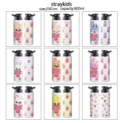 Straykids anime sports aluminum alloy bottle kettle mug