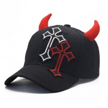 Little Devil Cross Patch Baseball Cap