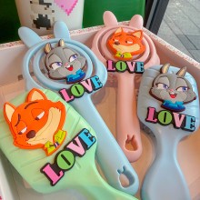 Zootopia anime Air Cushion Massage Combs Hair Brus...