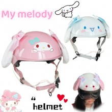 Sanrio Melody kitty Cinnamoroll Kuromi 3C car helmet