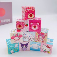 Sanrio Melody kitty Cinnamoroll Kuromi Pikachu 3x3...