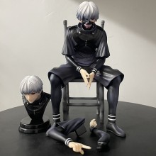 Tokyo Ghoul Kaneki Ken With Chair BW Sitting anime...