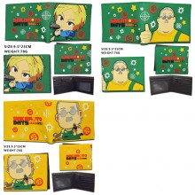 Sakamoto Days anime PVC silicone wallets