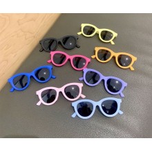 Retro Kids Candy Color Sunglasses