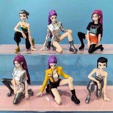 6pcs/set K-POP Demon Hunters anime figures(OPP bag...