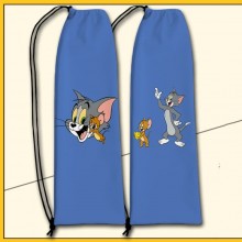 Tom and Jerry cat anime Drawstring Badminton Racket Bags