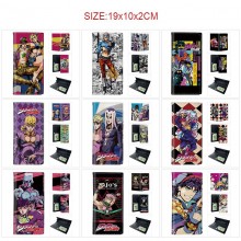 JoJo's Bizarre Adventure PU Long Wallets Purses ID...