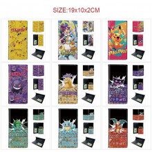 Pokemon PU Long Wallets Purses ID Card Holder