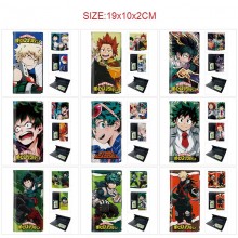 My Hero Academia PU Long Wallets Purses ID Card Ho...