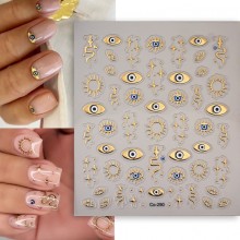 Devils Eye 5D Three-dimensional Waterproof Nail St...