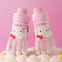 Hello kitty anime full finger gloves