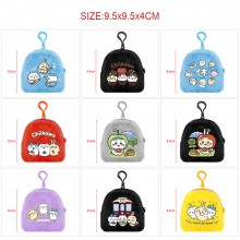 CHIIKAWA plush coin purse wallet keychain headphon...