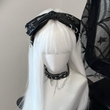 Gothic Bowknot Headband Streewear Hair Band