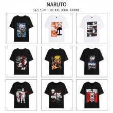 Naruto anime summer short sleeve cotton t-shirts