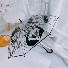 Haikyuu anime Transparent Automatic Folding Umbrella