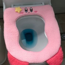 Kirby anime Toilet seat cushion Mat
