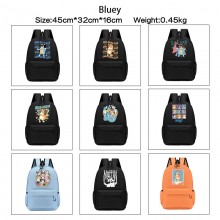 Bluey anime backpack bags