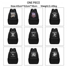 One Piece anime backpack bags