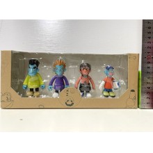 4pcs/set Qmaxx Michael lau anime figures