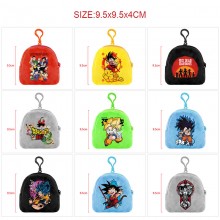 Dragon Ball plush coin purse keychain headphone bag