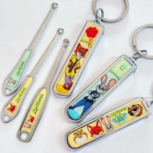 50pcs/set Zootopia anime Nail Clippers Earpicks