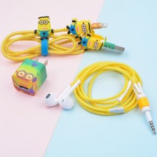 1.4M/55 Inches 3 In 1 Spiral Cord Cable Protector Wire