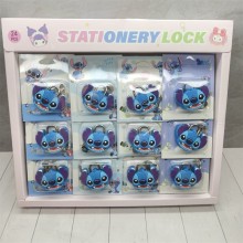 24pcs/set Stitch Metal Mini Padlocks