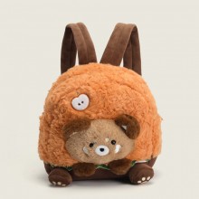 Cute Bear plush backpack bags