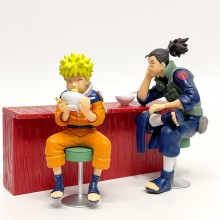 Naruto Uzumaki Naruto Umino Iruka Eat Noodles anime figure(OPP bag)