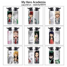 My Hero Academia anime sports aluminum alloy bottl...