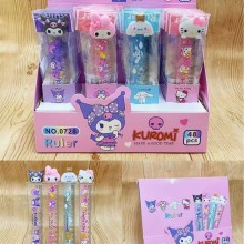 24pcs/set Sanrio Stitch Spider-man anime rulers 15...