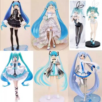 Hatsune Miku anime figure with box (various styles)