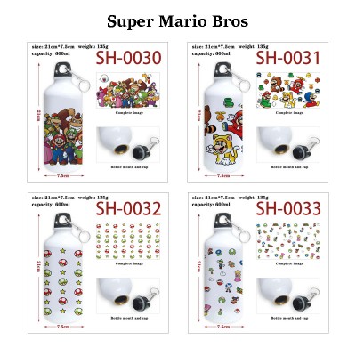Super Mario Aluminum Water Bottle Drinking Cup